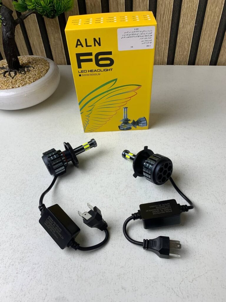 Kit Lampe de phare F6 H4 LED 6 Directions 6500K – Éclairage 360° Ultra Puissant pour Voiture