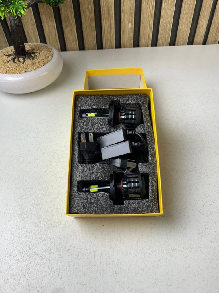 Kit Lampe de phare F6 H4 LED 6 Directions 6500K – Éclairage 360° Ultra Puissant pour Voiture