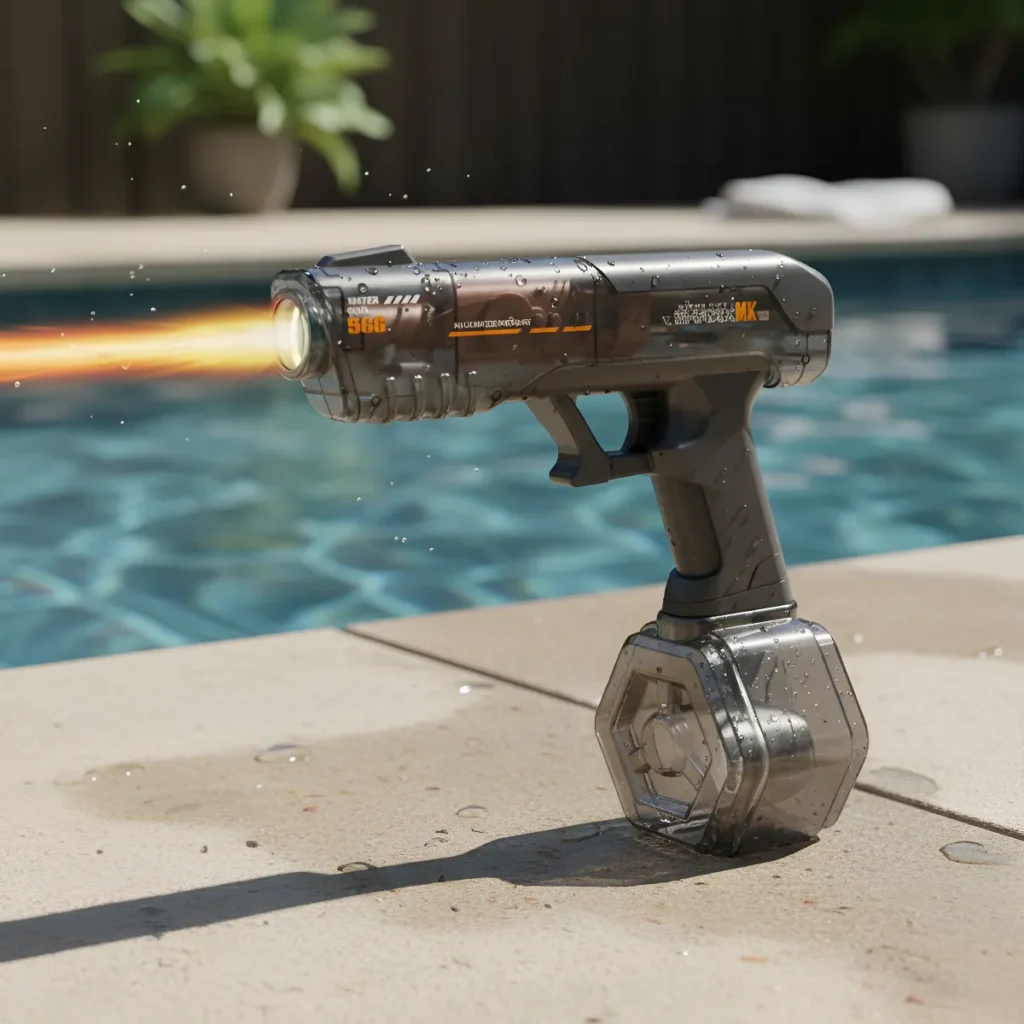 Pistolet à Eau Électrique 350 ML avec Effets Lumineux V2