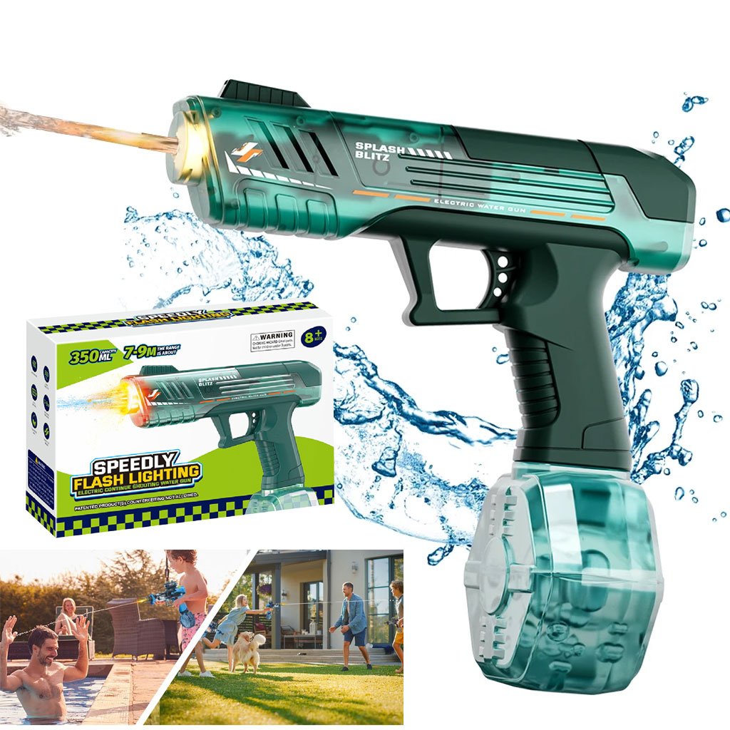 Pistolet à Eau Électrique 350 ML avec Effets Lumineux V2
