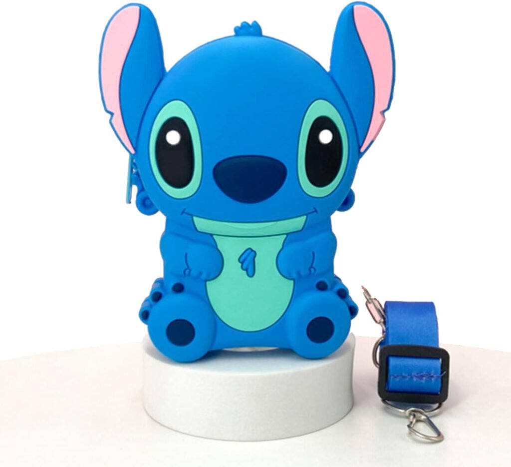 Porte-monnaie mignon à motif dessin animé Stitch pour enfants – Accessoire Fun & Pratique du Quotidien