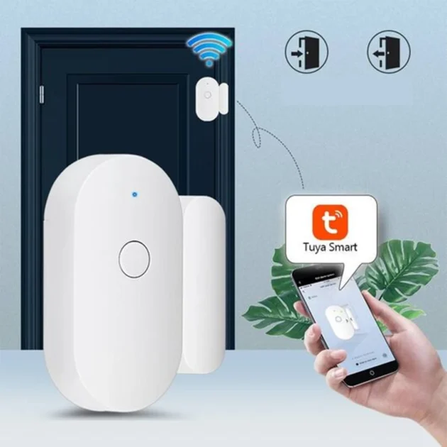 Détecteur de Porte & Fenêtre WiFi – Capteur Magnétique Intelligent
