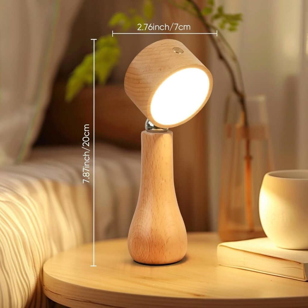 Lampe LED Tactile 360° Rechargeable – Lumière douce tactile 4000K
