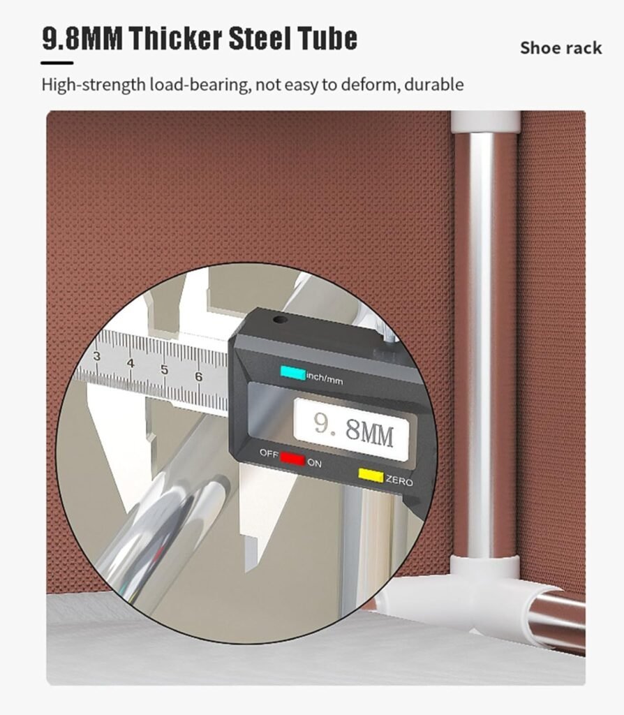 Étagère à chaussures à 10 niveaux avec couvercle anti-poussière – Organisation Maximale & Protection Totale