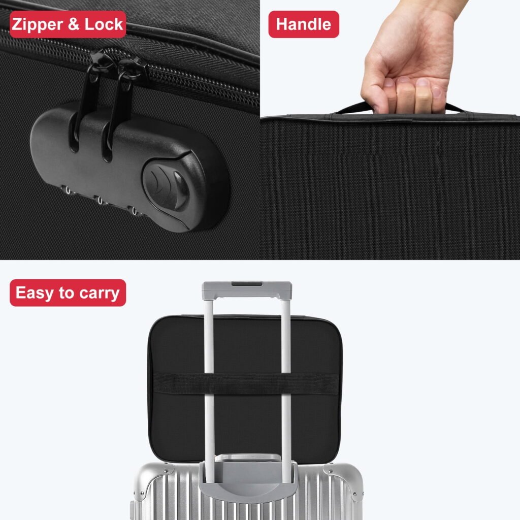 Organiseur de documents multifonctionnel avec serrure de sécurité – Protection Maximale & Organisation Intelligente