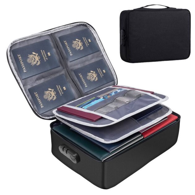 Organiseur de documents multifonctionnel avec serrure de sécurité – Protection Maximale & Organisation Intelligente