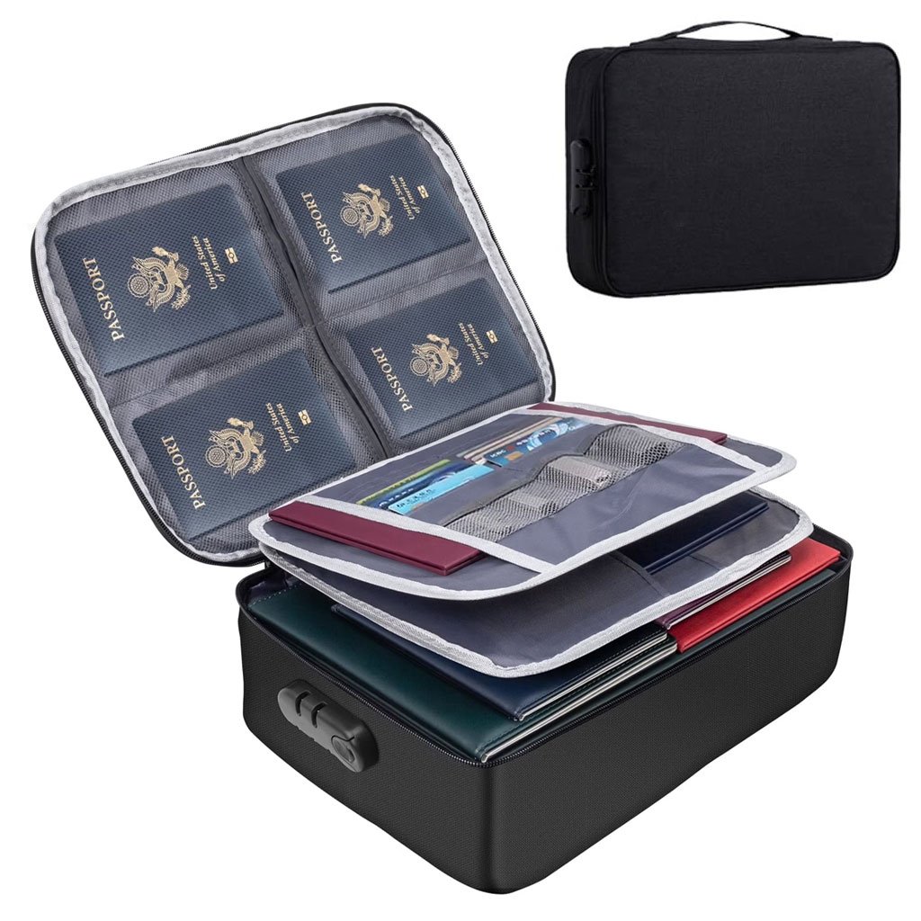 Organiseur de documents multifonctionnel avec serrure de sécurité – Protection Maximale & Organisation Intelligente