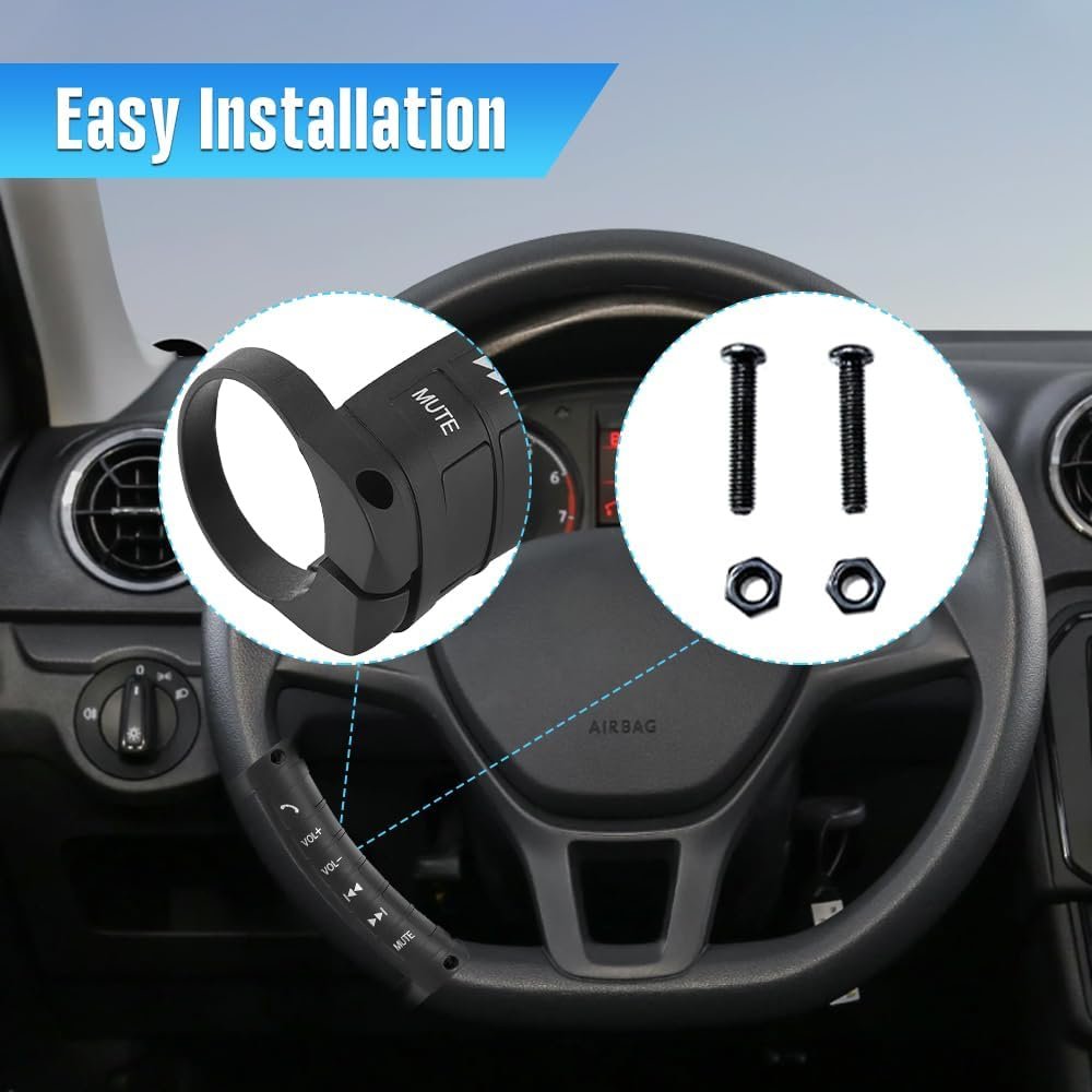 Kit d'installation de boutons de commande au volant pour voitures – Contrôle Facile & Conduite Sécurisée