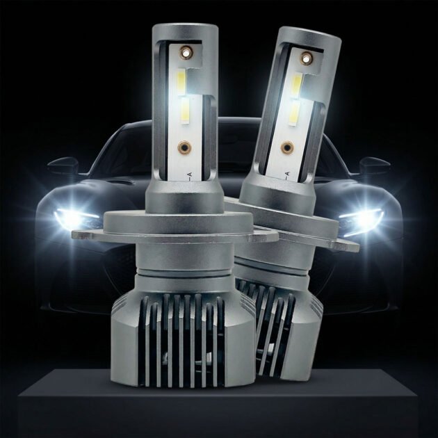 Kit Lampe Phare Canbus M1 H4 LED 6000K 60W – Éclairage Auto Haute Performance
