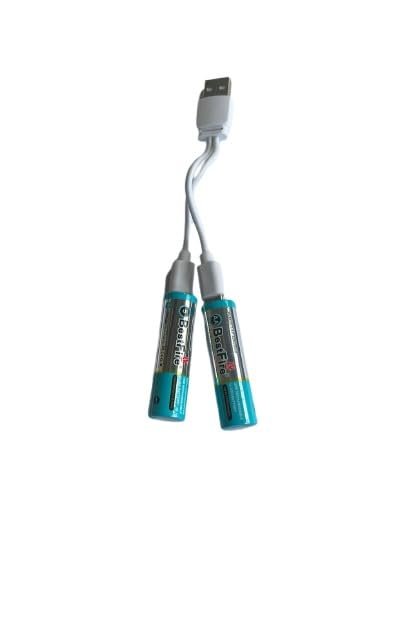 Pile Rechargeable USB Type-C AA 2150mAh – Batterie Lithium BestFire 3200mWh (1,5V)