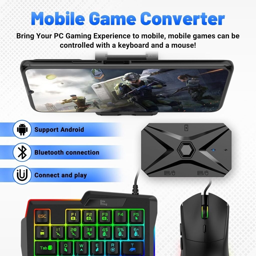 Convertisseur Clavier & Souris M1 Pro – Dominez vos Jeux Mobile avec Précision Ultime