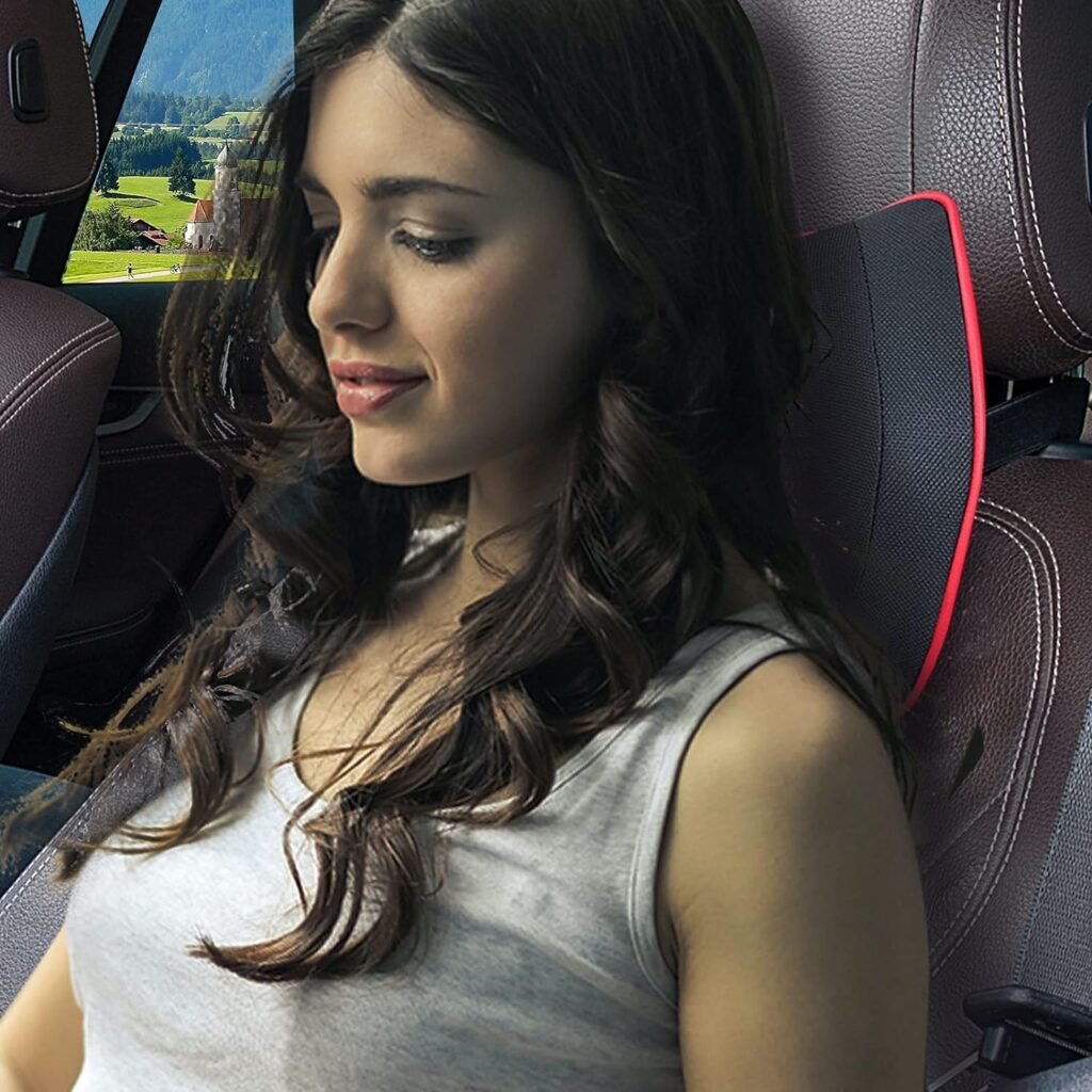 Oreiller cervical voiture en mousse à mémoire de forme – Confort ergonomique et soutien optimal