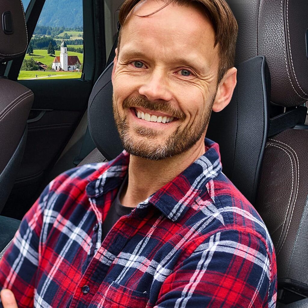 Oreiller cervical voiture en mousse à mémoire de forme – Confort ergonomique et soutien optimal