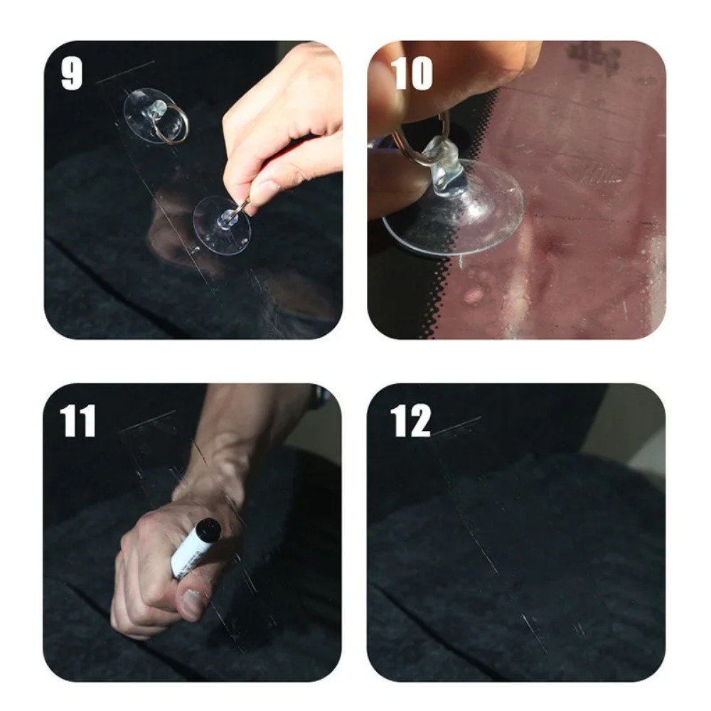 Kit de réparation de pare-brise fissuré – Solution rapide et économique à domicile