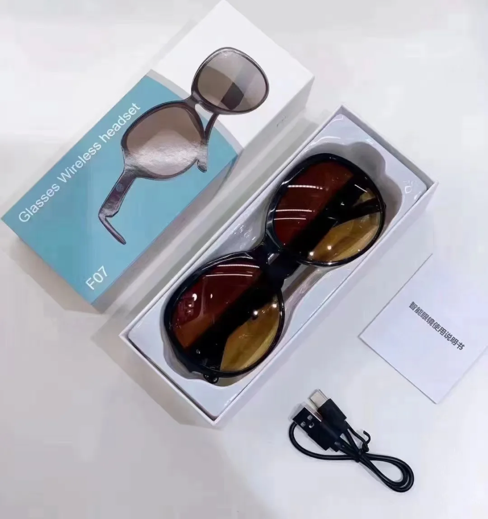 Lunettes de soleil intelligentes Bluetooth avec appels mains libres – Élégance et technologie