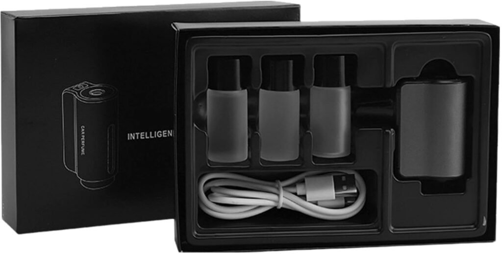 Diffuseur d’huile intelligent pour voiture à clip avec 3 recharges – Parfum et ambiance premium