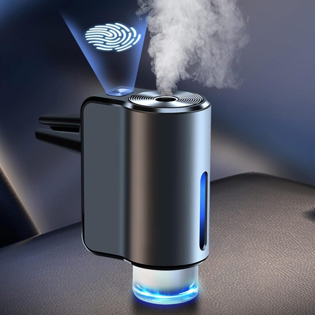 Diffuseur d’huile intelligent pour voiture à clip avec 3 recharges – Parfum et ambiance premium