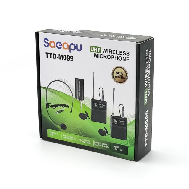 Microphone sans fil UHF rechargeable TTD-M099 – Son professionnel et liberté totale