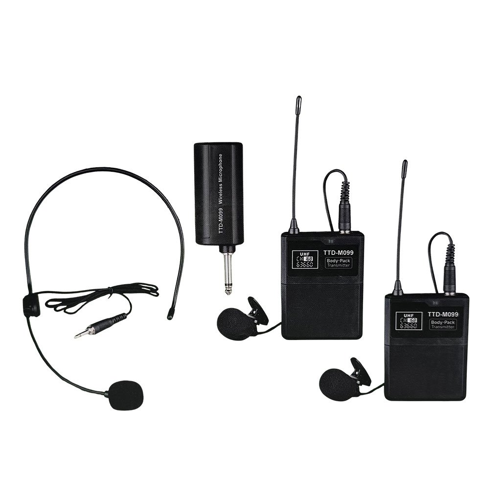 Microphone sans fil UHF rechargeable TTD-M099 – Son professionnel et liberté totale