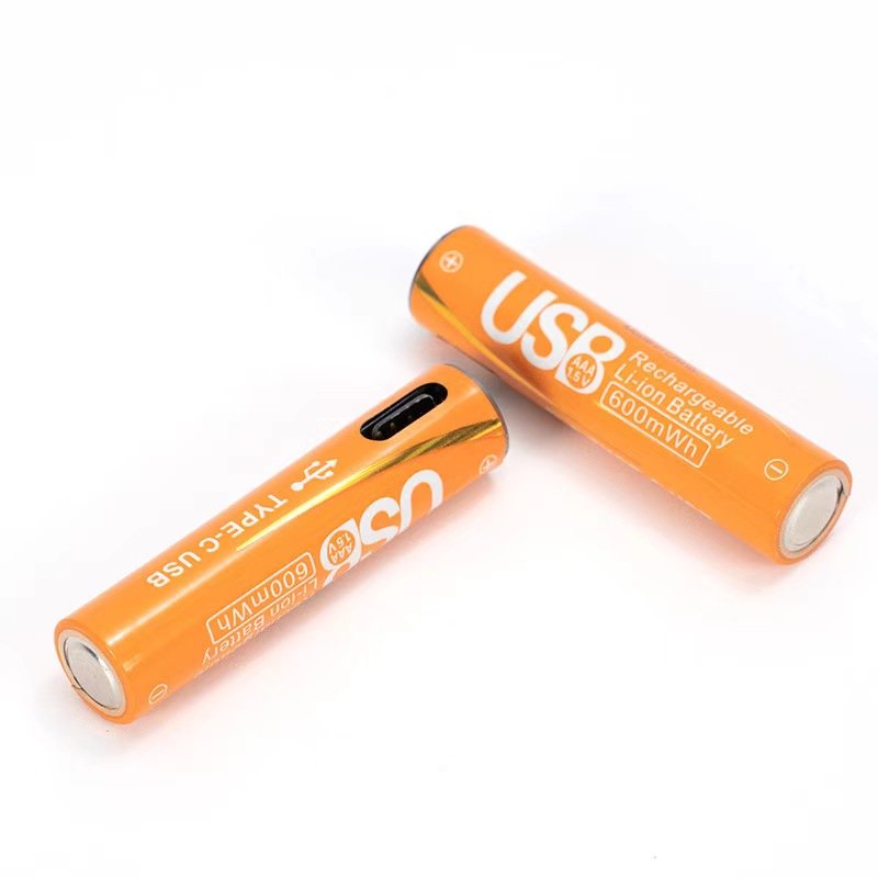 Lot de 4 piles rechargeables AAA USB Type-C – Énergie compacte et durable