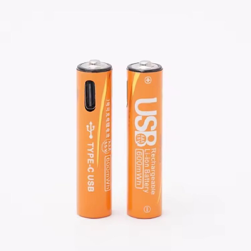 Lot de 4 piles rechargeables AAA USB Type-C – Énergie compacte et durable