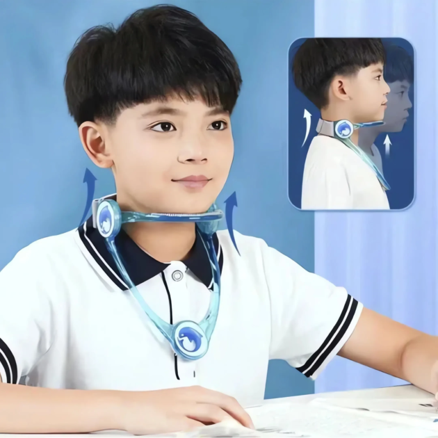 Orthèse cervicale ajustable pour enfants et adultes – Soutien et soulagement du cou