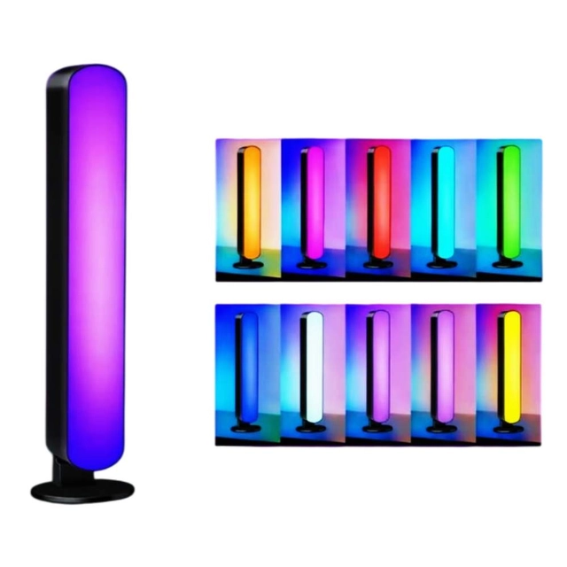 Barres LED RGB 2PCS synchronisées avec la musique – Éclairage dynamique intelligent