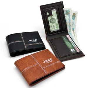 Portefeuille Jeep Buluo V3 pour Homme Multi-Poches en Simili Cuir – Élégance, Organisation & Praticité au Quotidien