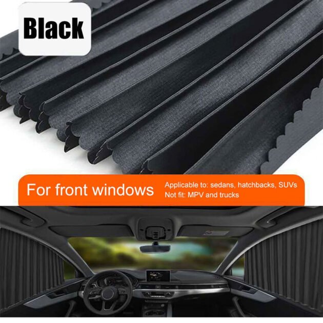 Rideaux pare-soleil magnétiques pour voiture 2PCS – Protection UV et intimité
