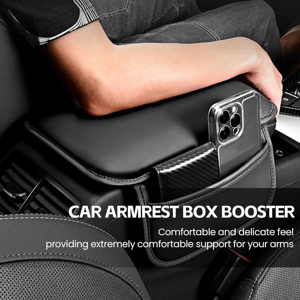 Coussin d’accoudoir de voiture avec poches de rangement – Confort et organisation