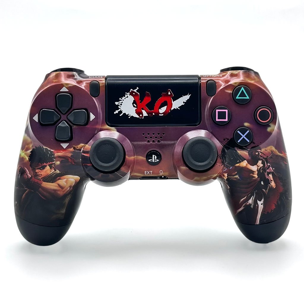 SONY DualShock Manette PS4 Sans Fil (High Copy) – Edition Street Fighter V2 – Précision Ultime & Immersion Totale pour Gamers Passionnés