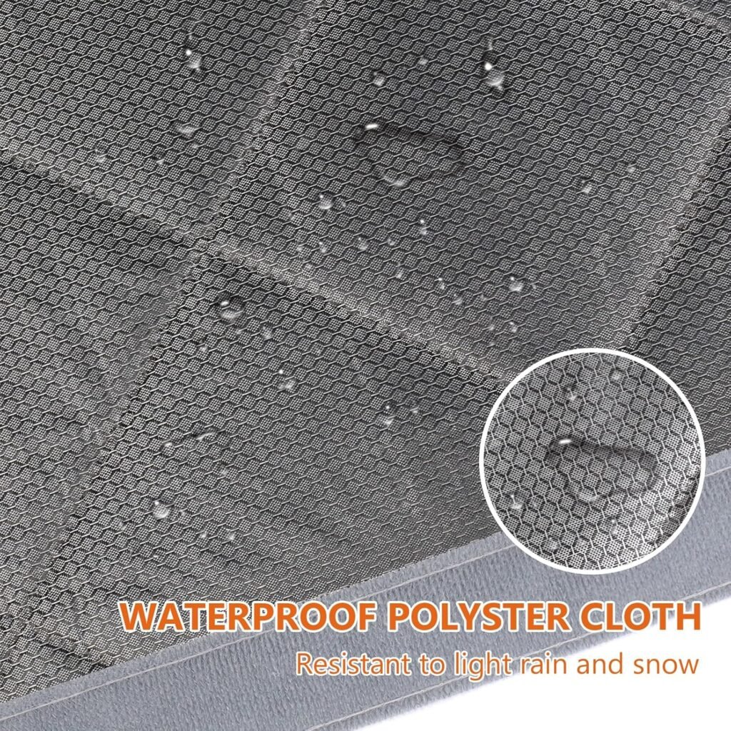 Rideau de Porte Thermique Isolant avec Fenêtre PVC – Isolation Efficace & Confort Optimal Toute l’Année