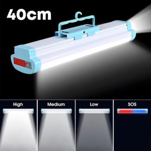 Lanterne de Camping 5-en-1 GM 6000mAh – Éclairage intelligent pour toutes vos aventures