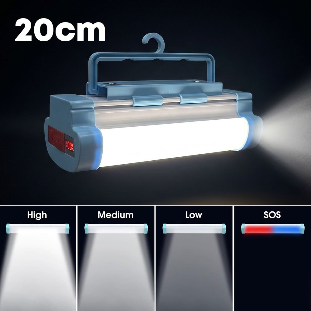 Lanterne de Camping 5-en-1 PM 3000mAh – Ultra compacte, idéale pour vos déplacements