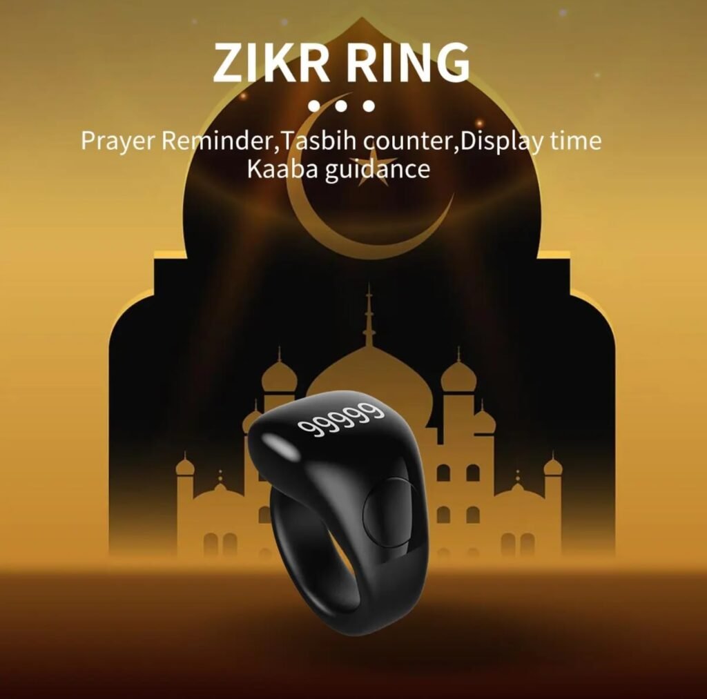 Anneau de Zikr Étanche iTasbih Salam+ – Votre compagnon spirituel intelligent au quotidien
