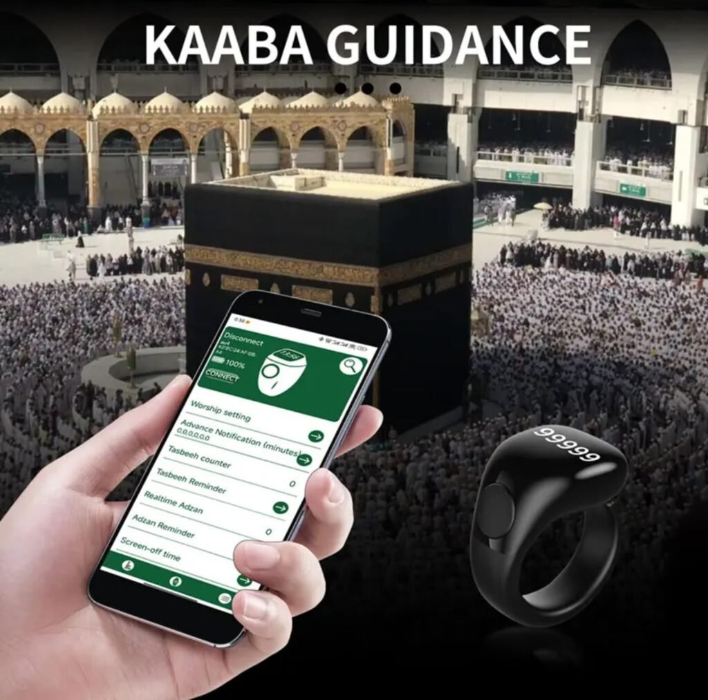 Anneau de Zikr Étanche iTasbih Salam+ – Votre compagnon spirituel intelligent au quotidien