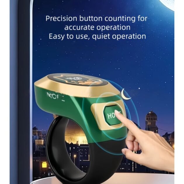 Anneau de Zikr S6 avec Écran OLED Couleur – Technologie et spiritualité réunies