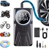 Compresseur d'Air Portable 4500mAh 150PSI – Gonflage rapide