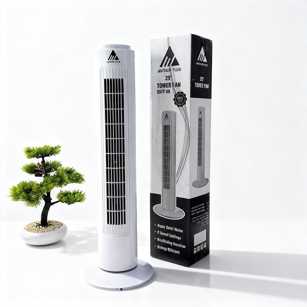 Arthur Plus 29" Tower Fan – Fraîcheur silencieuse et élégante au quotidien