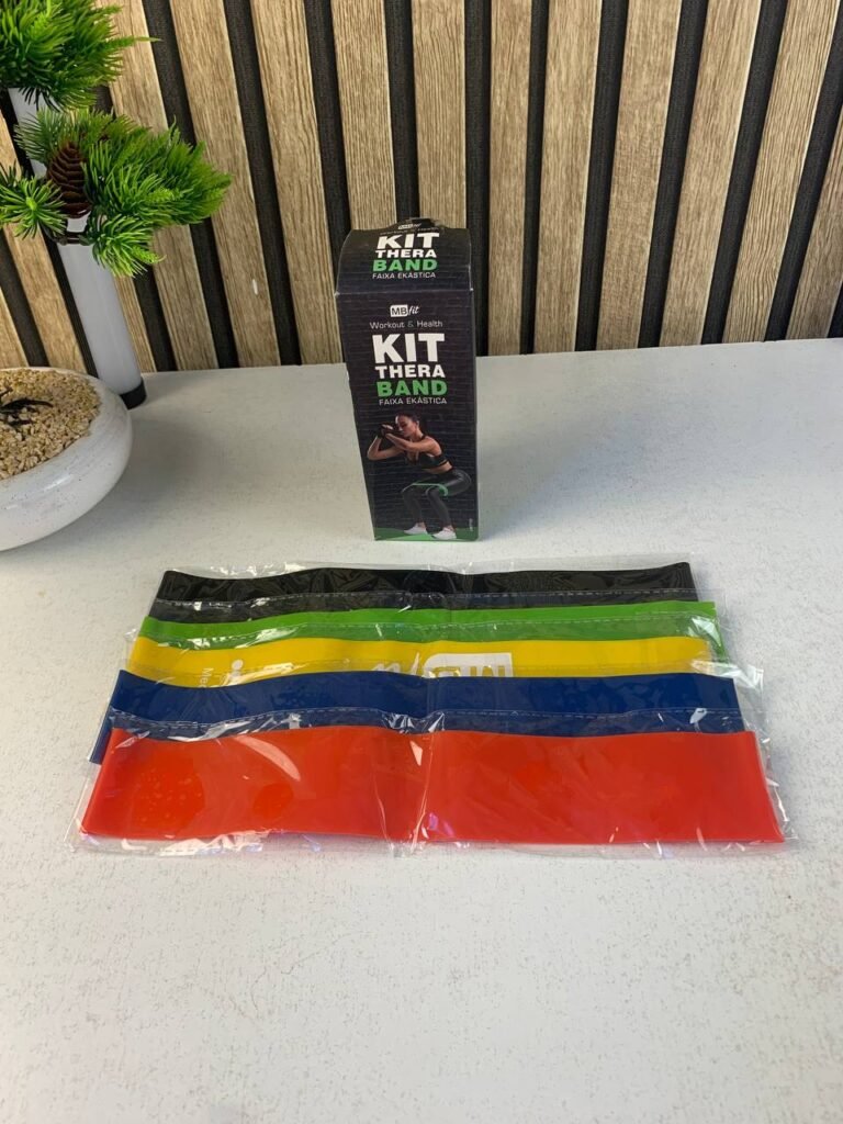 Ensemble de bandes de résistance Elastiques 5Pcs pour exercices de sport – Entraînement Complet & Progressif