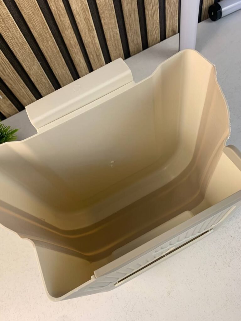 Poubelle de cuisine pliable et suspendue 7L avec distributeur de sacs – Gain de place intelligent