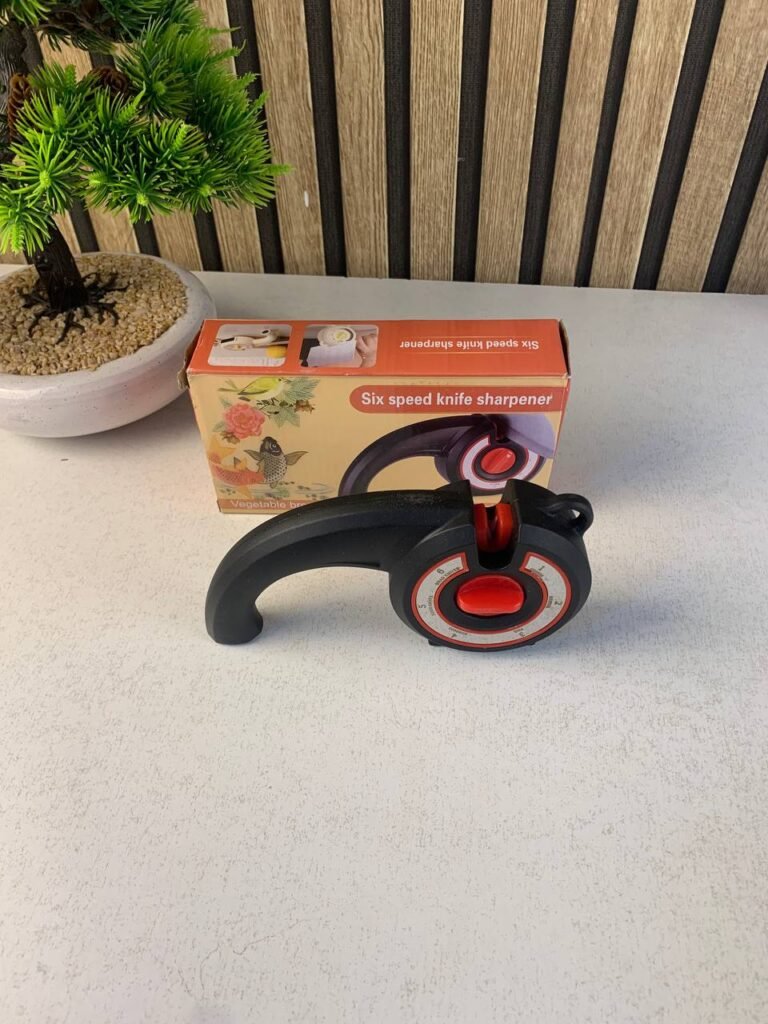 Aiguiseur de couteaux 6 en 1 avec angle réglable – Précision et performance en cuisine