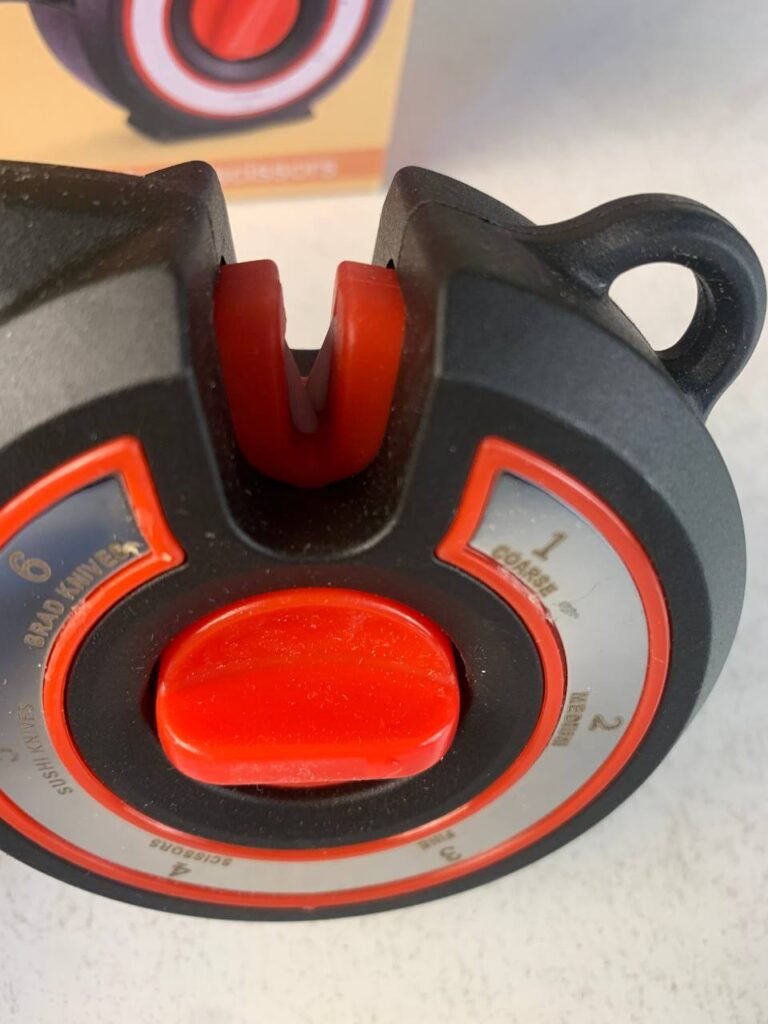 Aiguiseur de couteaux 6 en 1 avec angle réglable – Précision et performance en cuisine