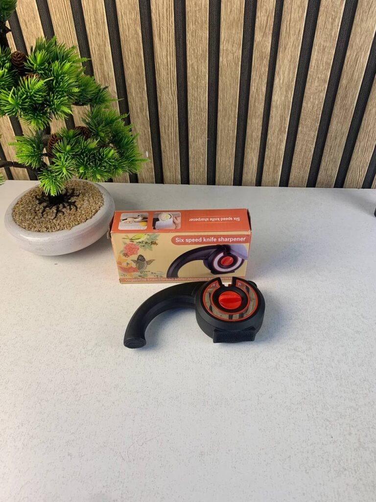 Aiguiseur de couteaux 6 en 1 avec angle réglable – Précision et performance en cuisine