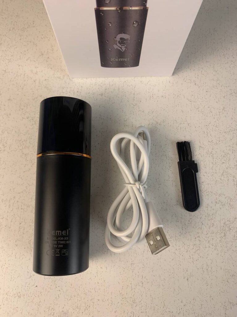 Tondeuse électrique portable Kemei KM-X5 – Rasage rapide et pratique pour homme