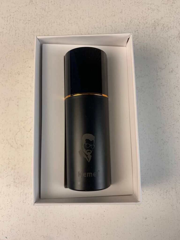 Tondeuse électrique portable Kemei KM-X5 – Rasage rapide et pratique pour homme