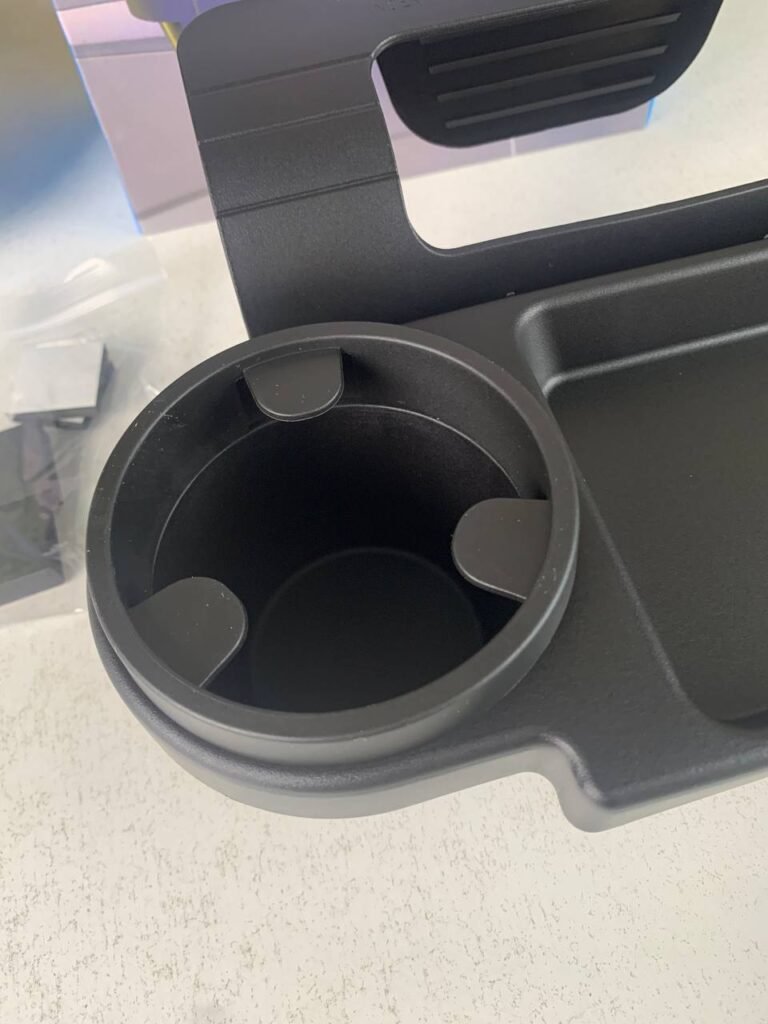 Porte-gobelet voiture 3 en 1 avec support téléphone et rangement latéral – Organisation pratique