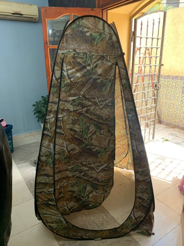 Tente de change pliable UPF 50+ imperméable camouflage – Intimité et protection en extérieur