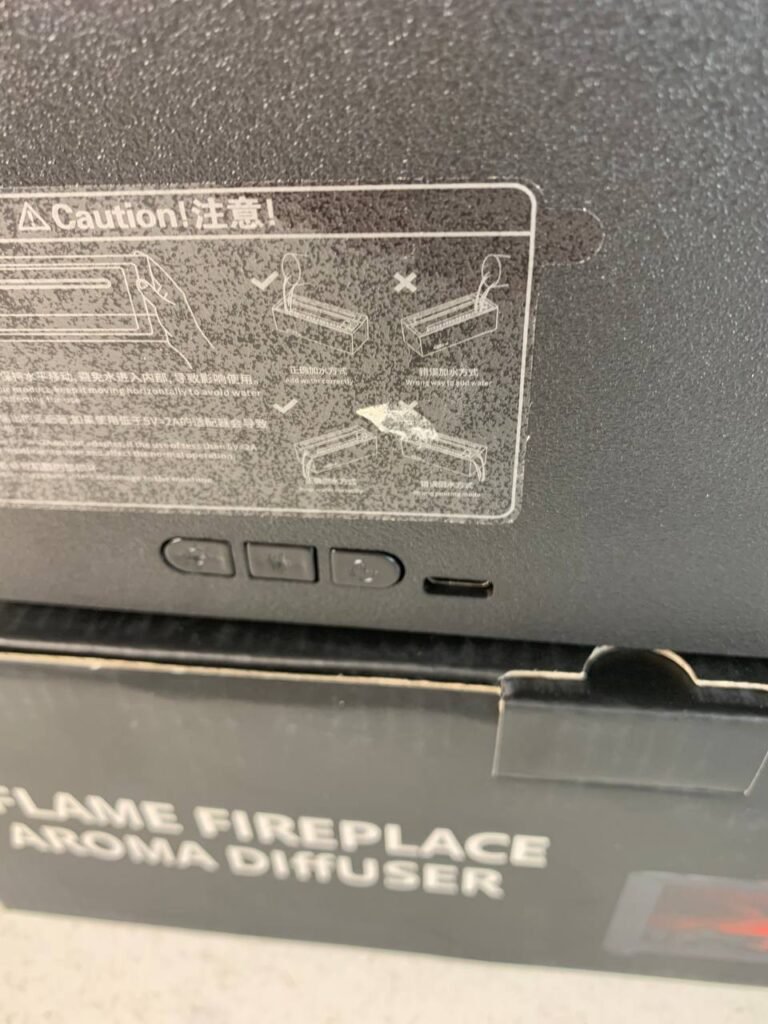 Humidificateur d’air effet flamme 7 couleurs – Ambiance chaleureuse et air purifié