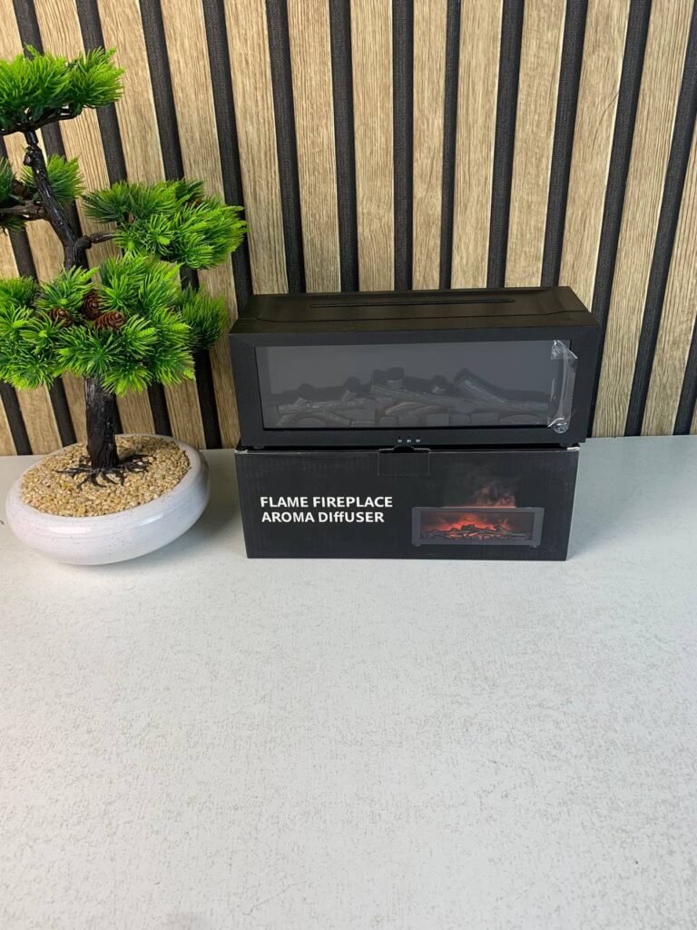 Humidificateur d’air effet flamme 7 couleurs – Ambiance chaleureuse et air purifié